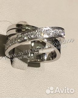 Золотое кольцо 585 пробы 8 гр. с брил. 0.44 ct