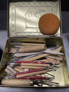 Инструмент для керамики, лепки, глина