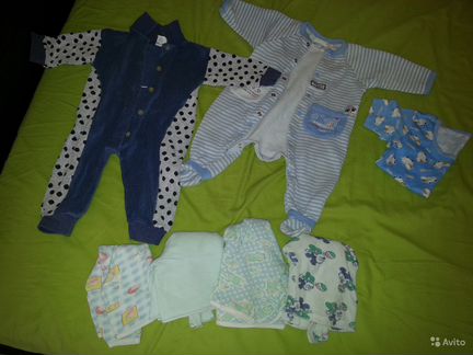 Пакет вещей для мальчика 4-12 месяцев