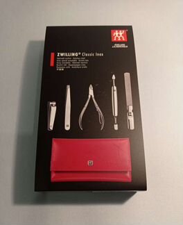 Маникюрный набор 5 пр. красный, Zwilling