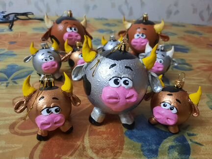 Елочная игрушка ручной работы 