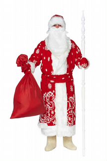 Костюм Деда Мороза Боярский 2020