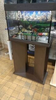 Акватеррариум 70л с мостиком и светом. Беспл. дост