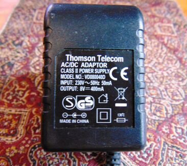 Бп для радиотелефона thomson VD080040D