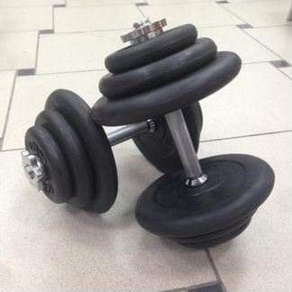 Гантели по 19,3 кг разборные