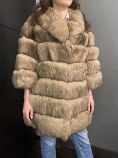 Шуба из песца