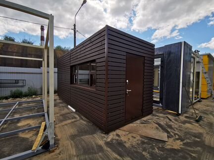 Торговый павильон в рейках, киоск под ключ