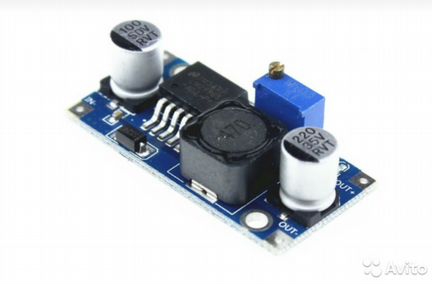 Регулируемый понижающий модуль питания LM2596S DC