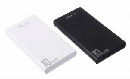 Аккумулятор мобильный forza 10000мАч, 2 USB, 2A, ф