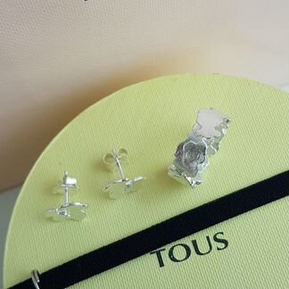 Серьги и кольцо Tous Hill серебро