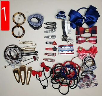 Бижутерия. заколки браслет резинки