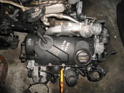 Контрактный двигатель AUY фольксваген 1,9TDI