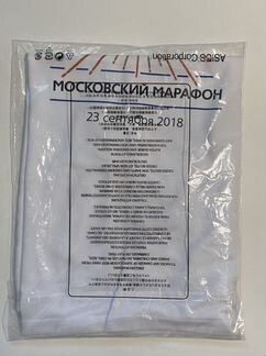 2 новые футболки adidas и asics с марафонов