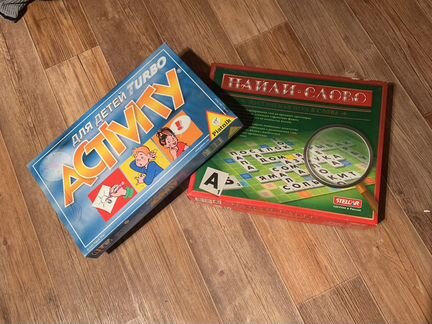 Настольные игры «Activity» и «Найди слово»