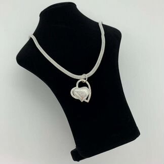 Серебряная подвеска в стиле Celine