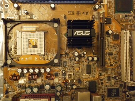 Материнская плата P4P800 S-478, AGP, DDR, IDE