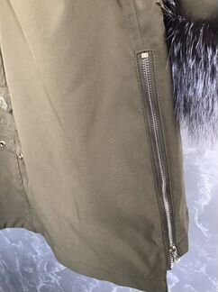 Парка женская с натуральным мехом