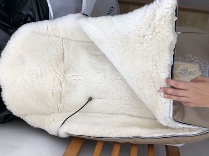 Конверт зимний с овечьим мехом