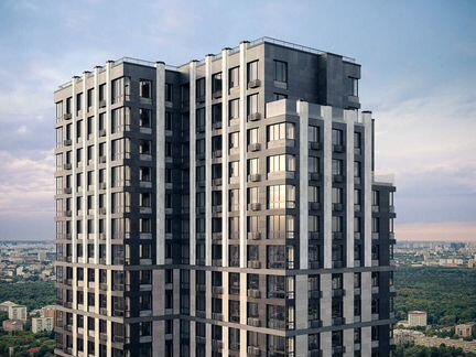 3-к квартира, 87.4 м², 25/26 эт.