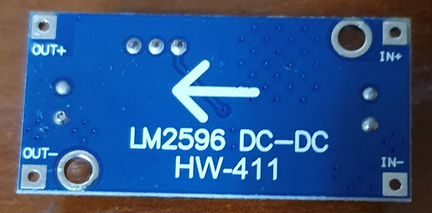 LM2596 понижающий DC-DC преобразователь