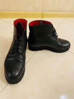 Ботинки Vanlim чёрные кожаные