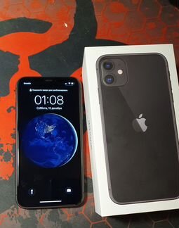 iPhone 11 128гб, черный