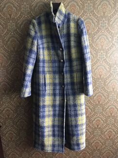 Зимнее пальто букле Roberto Cavalli