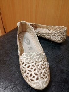 Балетки двух цветов