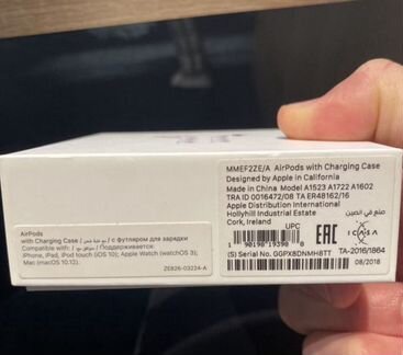 Беспроводные наушники apple airpods