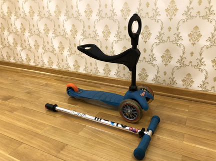 Самокат Micro 3 в 1, цвет аква