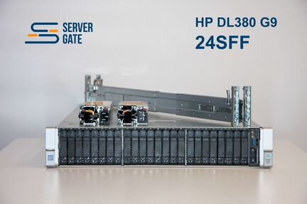 Сервер HP DL380 G9 24SFF 2x E5-2620v3 384 GB