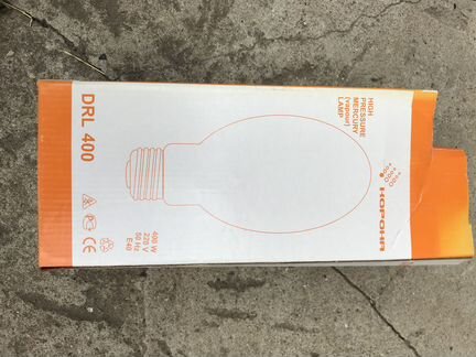Лампа ртутная дрл 400 Е 40
