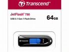 USB флешка 64Gb Transcend JetFlash 790K black USB объявление продам