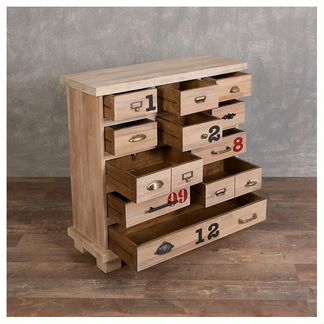 Комод дизайнерский лофт, массив дуба, новый