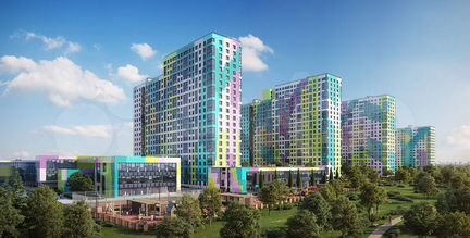 2-к квартира, 54.7 м², 3/25 эт.