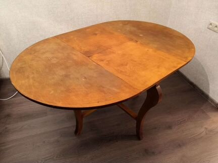 Стол СССР круглый раздвижной