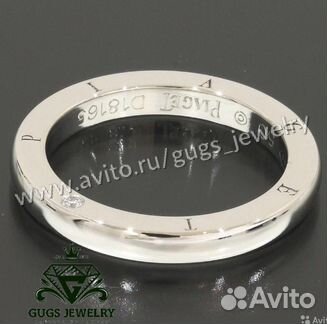 Золотое кольцо Piaget 4.5 гр 585 по бр 0.01 ct