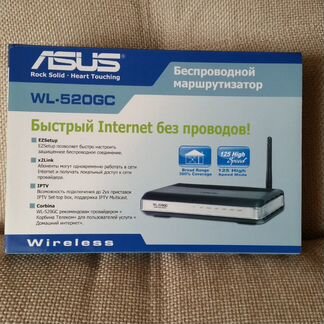 Роутер asus WL-520GC(полный комплект)