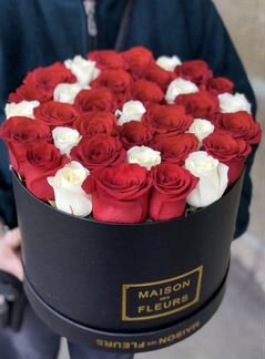 Розы в коробке