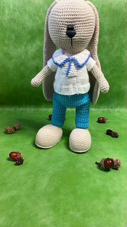 Игрушка ручной работы. Кролик Джефф