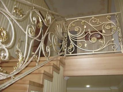 Кованые перила ворота
