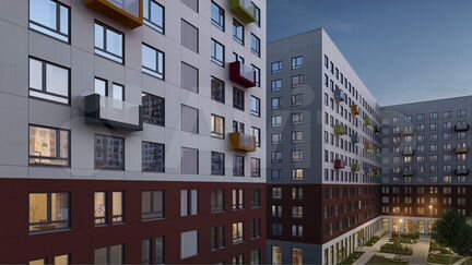 1-к квартира, 39.4 м², 19/22 эт.