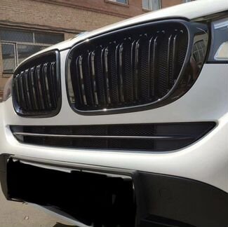 Зеркала спойлер ноздри BMW X4 F26 чёрный глянец