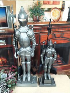 Набор для камина (98051GR) Рыцарь Большой Графит