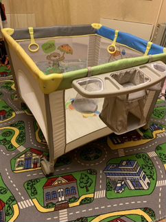 Манеж-кроватка + матрас