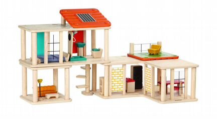 Кукольный домик PlanToys с мебелью (7610)