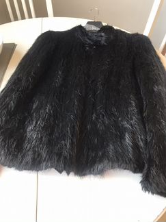 Вязанная шуба из бобра