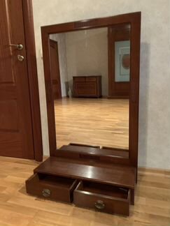Деревянное Зеркало bamax с двумя выдвижными ящикам