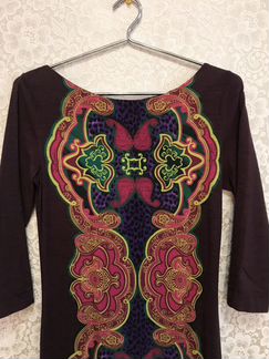 Платье длинное трикотажное