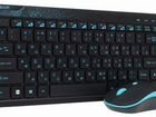 Клавиатура и мышь dexp KM-1005BU Black-Blue USB